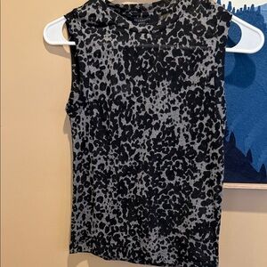 NWT size small All Saints Black and Gray Women's Sleeveless Top